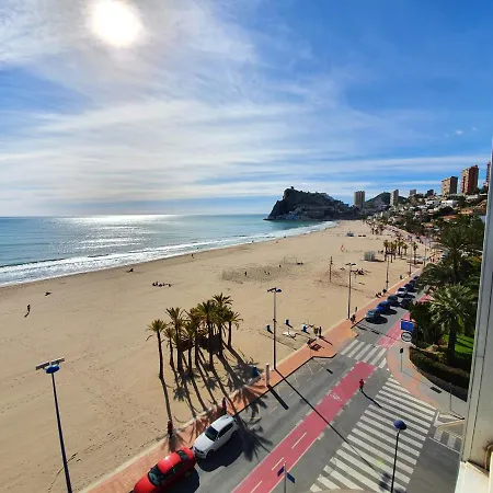Esmeralda, Benidorm Beachfront Poniente, 1St Line Frontal Seaview, Ocean Terrace Exterior photo
