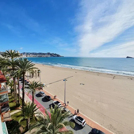Esmeralda, Benidorm Beachfront Poniente, 1St Line Frontal Seaview, Ocean Terrace Exterior photo