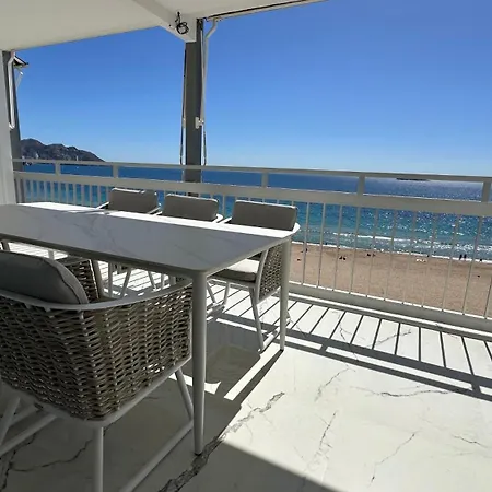 Esmeralda, Benidorm Beachfront Poniente, 1St Line Frontal Seaview, Ocean Terrace Exterior photo